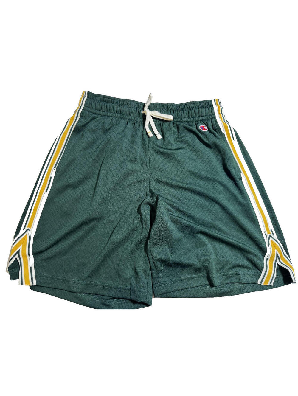 Champion Athletic Mesh Shorts Green & Yellow Womens Size Small NWT! NEW!